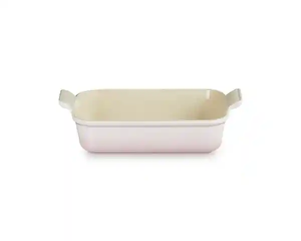 Bandeja Rectangular Heritage Shell Pink 2.4 L 26 cm Le Creuset