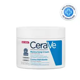 CeraVe Crema Hidratante para Piel Seca a muy Seca sin Perfume