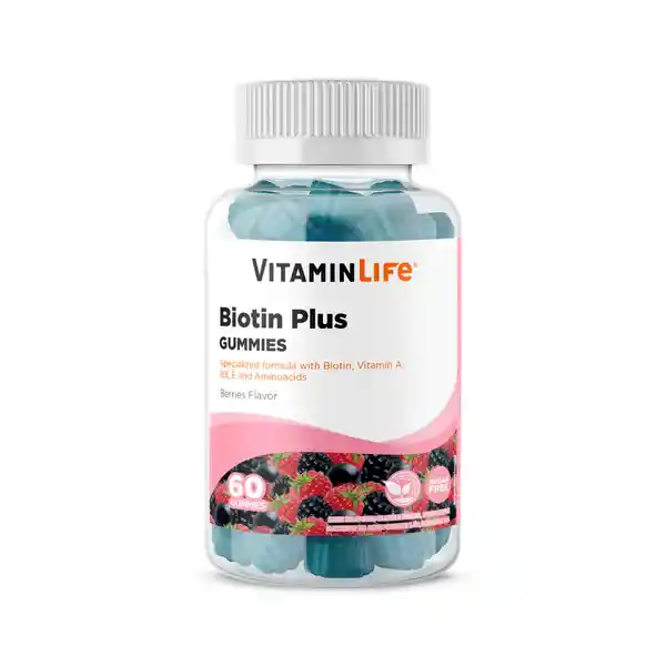 Vitaminlife Suplemento Alimenticio Gomitas Biotin Plus