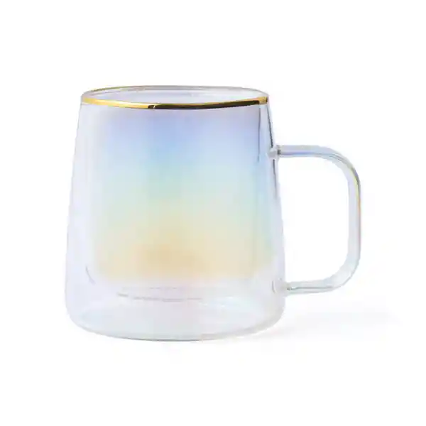 Taza Doble Vidrio Iridescent Adagio Teas