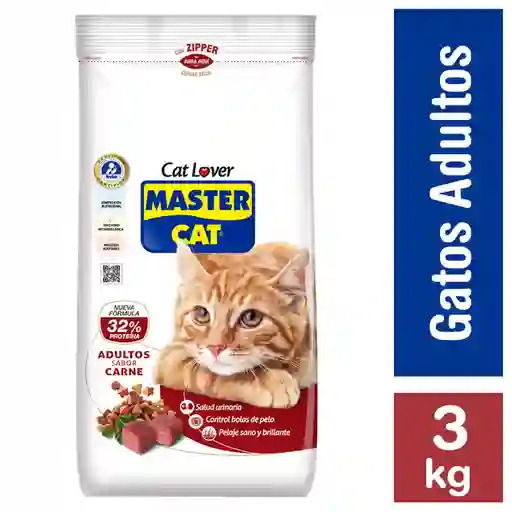 Master Cat Alimento para Gato Adulto Sabor Carne