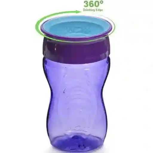 Wow Cup Vaso Antiderrame Tritan Morado