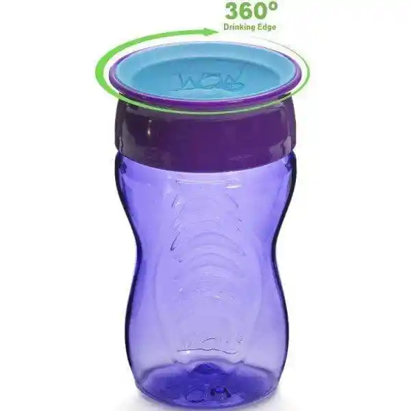 Wow Cup Vaso Antiderrame Tritan Morado