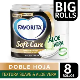 Favorita Papel Higiénico Soft Care Doble Hoja