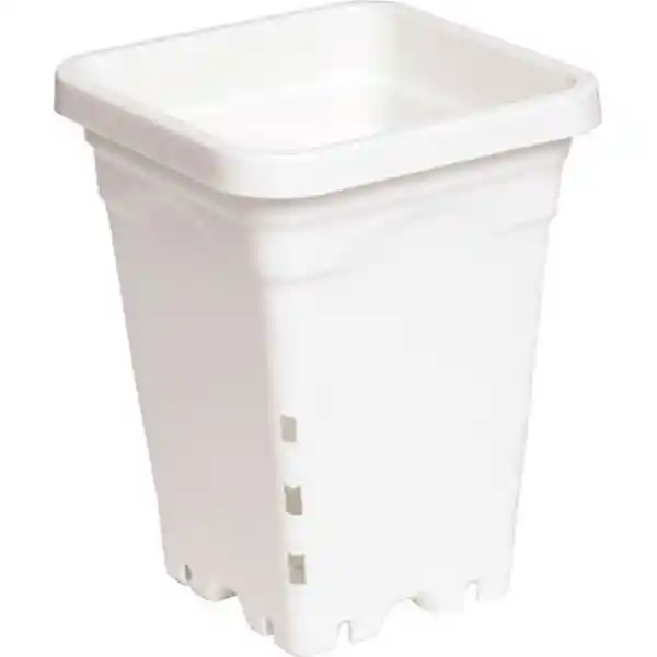 Maceta Plástico Blanca 5.8 L