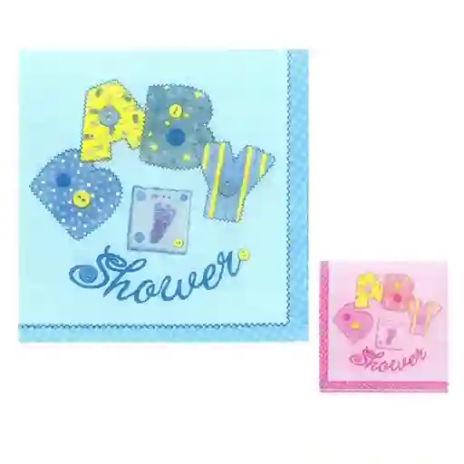 Servilleta Baby Shower Niño y Niña