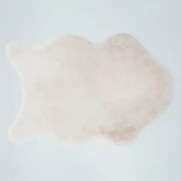 Ripley Home Bajada de Cama Peluda Ivory