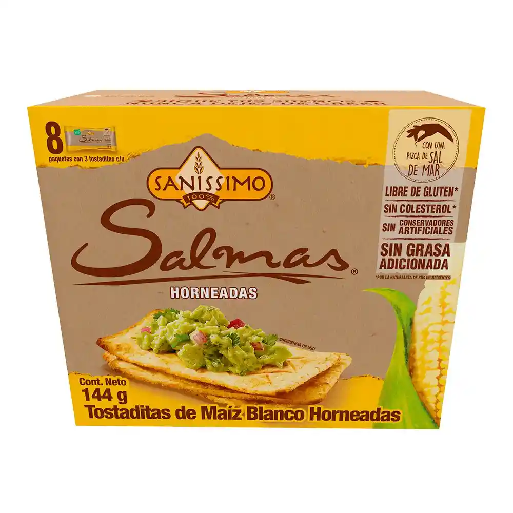 Sanissimo Galletas De Maiz Salmas Horneadas