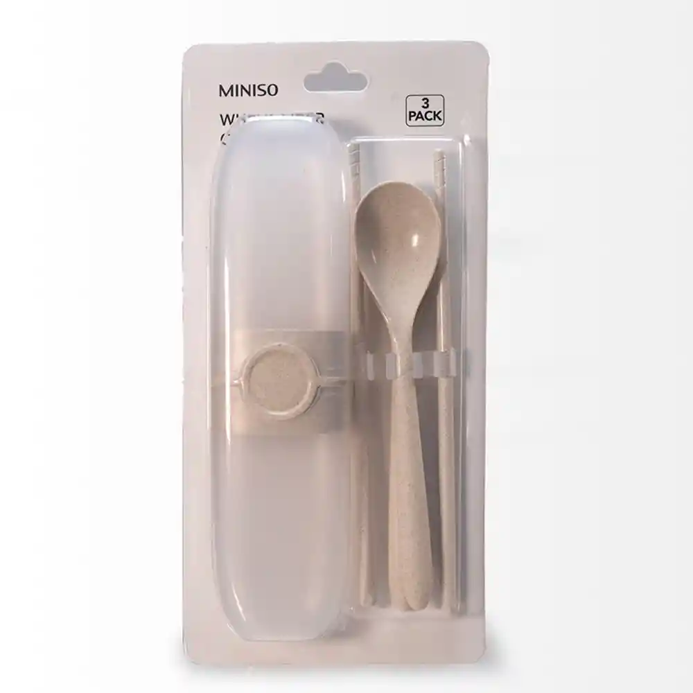 Miniso Set De Cubiertos Con Estuche