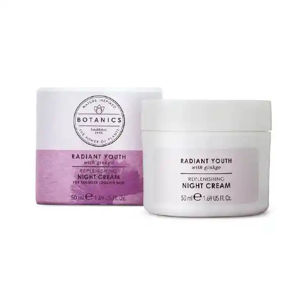 Botanics Crema Facial de Noche Radiant Youth