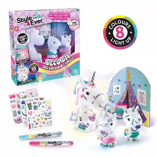 Canal Toys Lámpara Familia Unicornio Diy