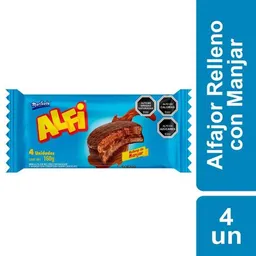 Alfi Alfajor Relleno con Manjar