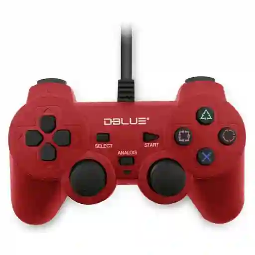 Control Gamer Dblue Dbc1001r Usb Alternativo Alámbrico Rojo