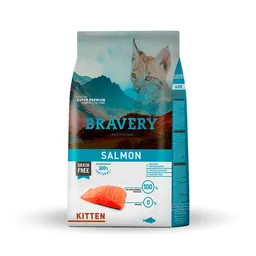 Bravery Alimento Para Gato Sabor Salmón Kitten