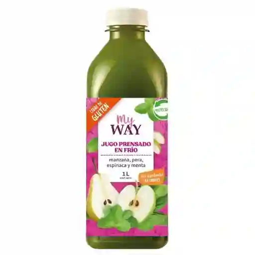 My Way Jugo fh Manzana Pera Espinaca Menta