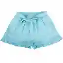 Short Niña Turquesa Pillín Talla 6 A