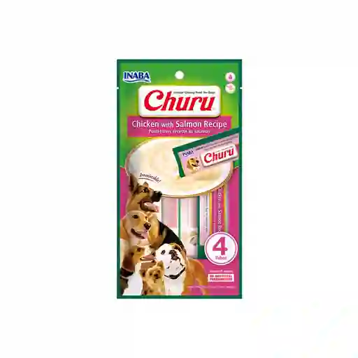 Churu Inaba Alimento Para Perro Ciaopollo y Salmón