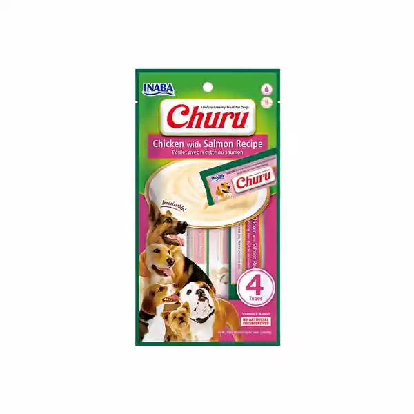 Churu Inaba Alimento Para Perro Ciaopollo y Salmón