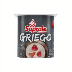 Griego Soprole Yoghurt Con Trozos De Frutilla