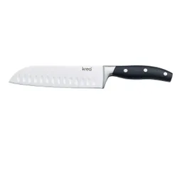 Krea Cuchillo Santoku Mango Negro