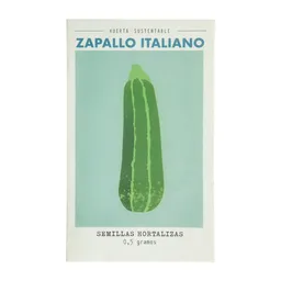 Semilla Hortalizas Zapallo Italiano 0