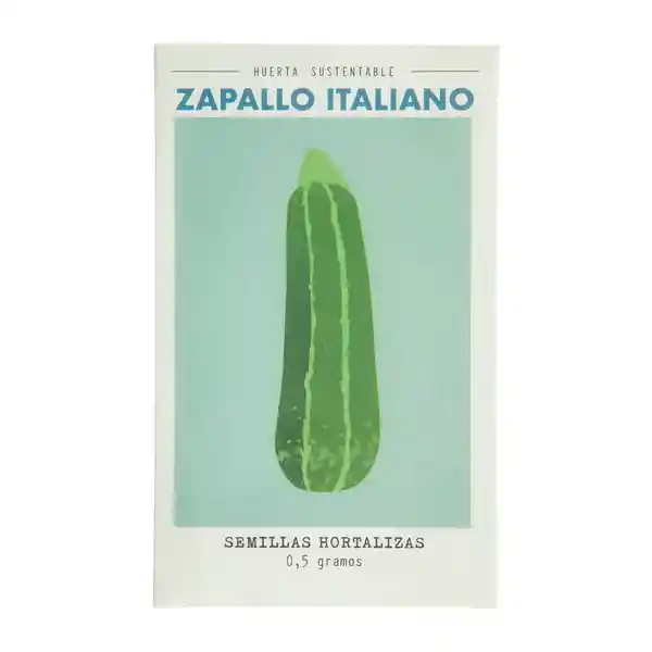 Semilla Hortalizas Zapallo Italiano 0