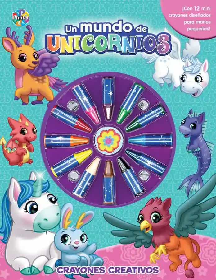 Un Mundo de Unicornios. Crayones Creativos