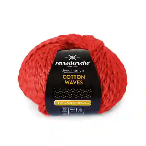 Cotton Waves - Rojo Italiano 003 100 Gr