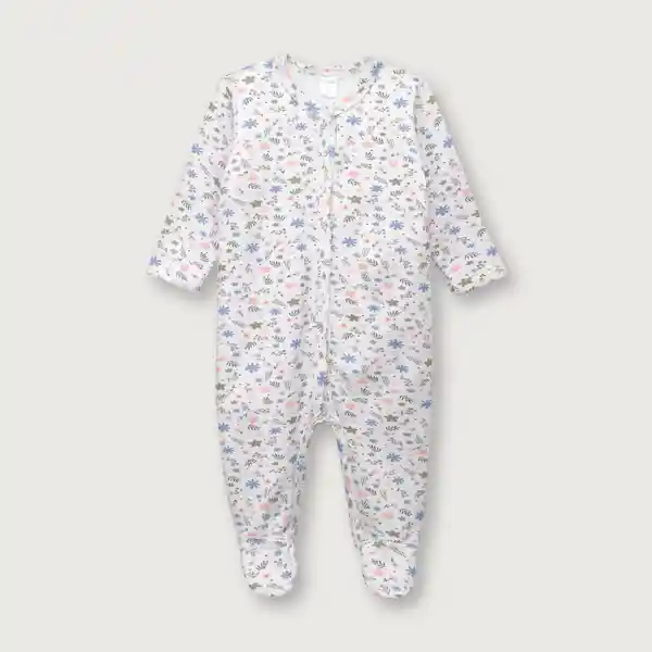 Pijama Estampado Off de Niña White Talla 12M Opaline