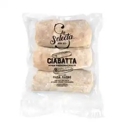 La Selecta Ciabatta Precocida Bolsa Atm