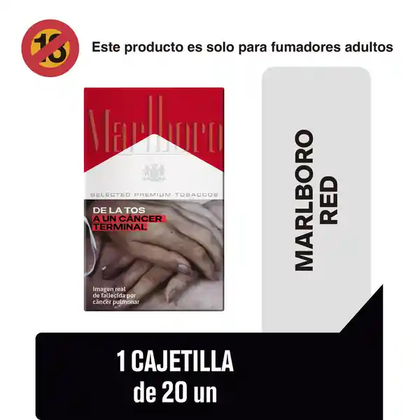 Marlboro Cigarrillo Box Red