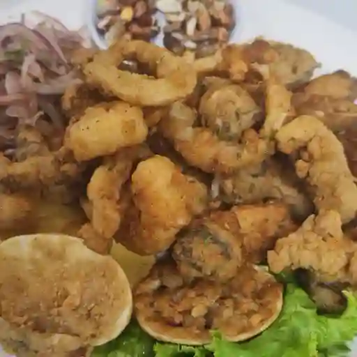 Chicharrón mixto mariscos