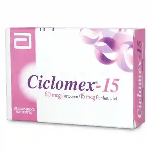  Cic Lomex 15 Gestodeno Etinilestradiol (60 Mcg/ 15 Mcg) 