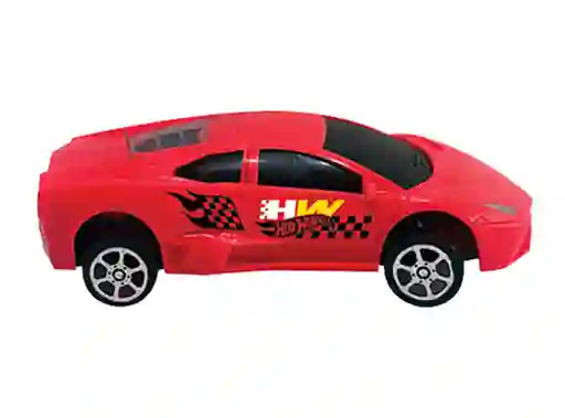 Hot Wheels Vehículo Speed Sprint Rojo Amarillo 1 24