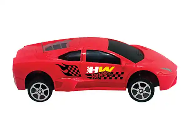 Hot Wheels Vehículo Speed Sprint Rojo Amarillo 1 24