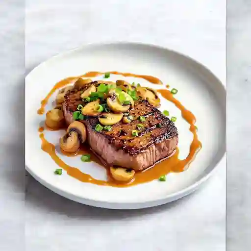 Filete con Champiñón