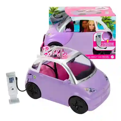 Barbie Vehículo Para Muñeca Auto Eléctrico - HJV36
