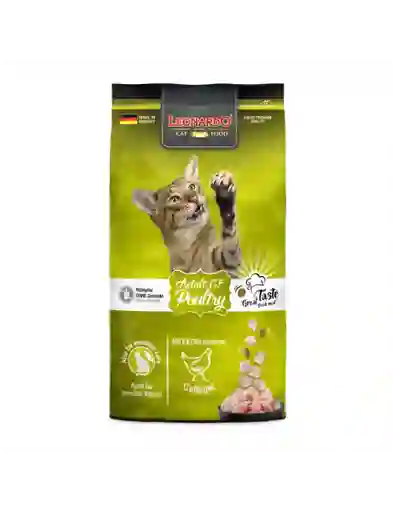 Grain Free Alimento Gatos Leonardo Adult Poultry