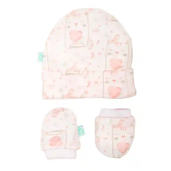 Bambino Set de Gorrito + Mitones