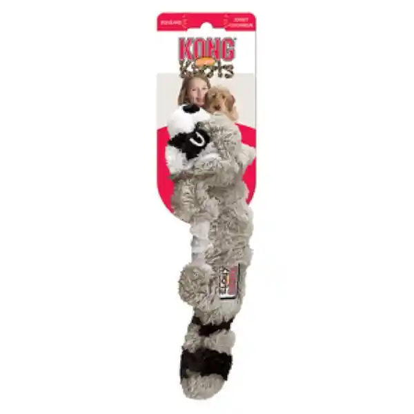 Kong Peluche Mapache Scrunch Knots  Perro