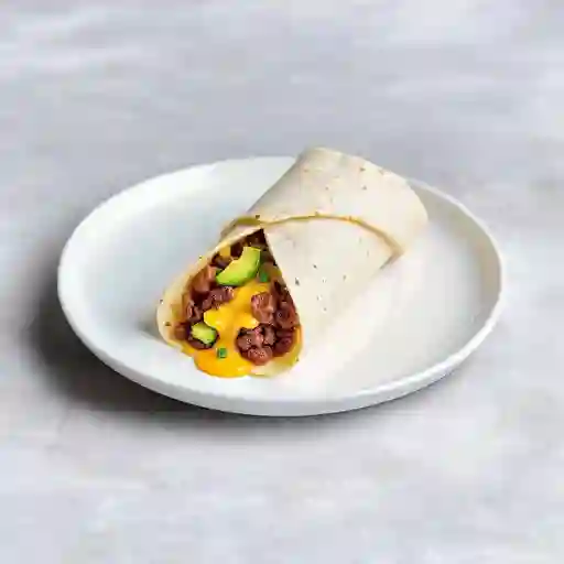 Carne, Queso, Palta, Ciboulette Envoltura Palta