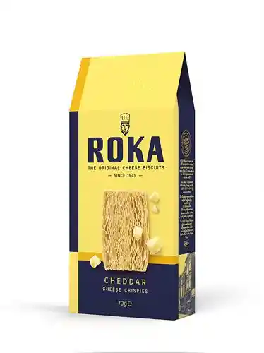 Roka  Snack Crispies de Queso Cheddar