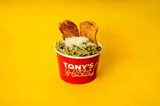 Pasta Fresca Spaghetti , Salsa Pesto