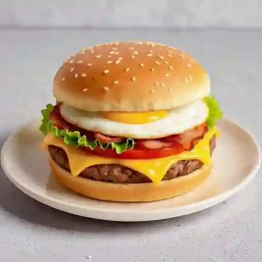 Hamburguesa mixta de pollo y carne