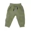 Pantalón Bebe Niño Verde Pillin 12 M