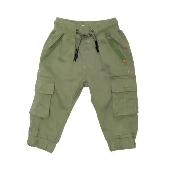 Pantalón Bebe Niño Verde Pillin 12 M