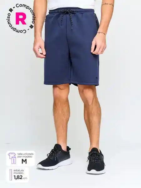 Revup Short Esin Hombre Azul M SS25