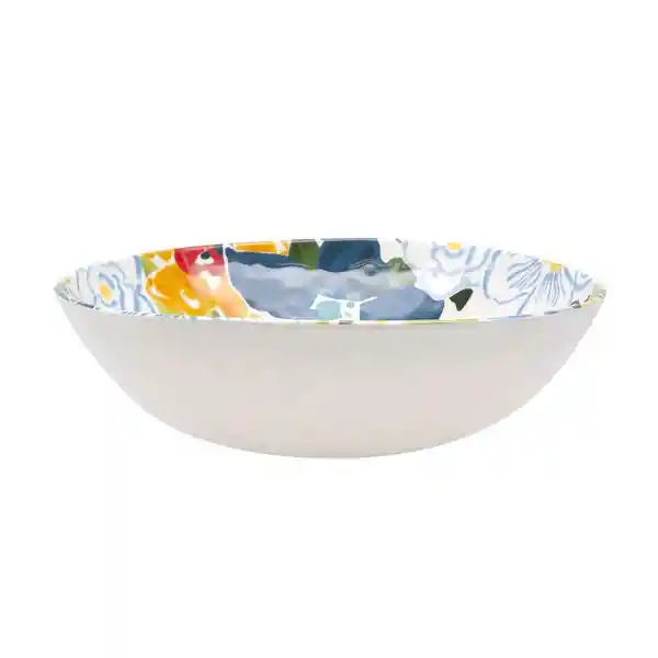 Bowl Ensalada Flor Azul Mel 30 cm