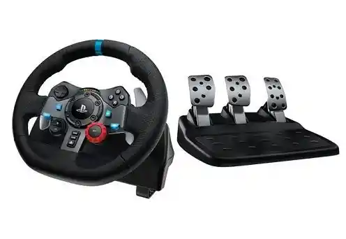 logitech timon para videojuego con pedal Ps4 usb negro g29