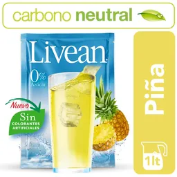 Livean Jugo En Polvo Sabor Pina